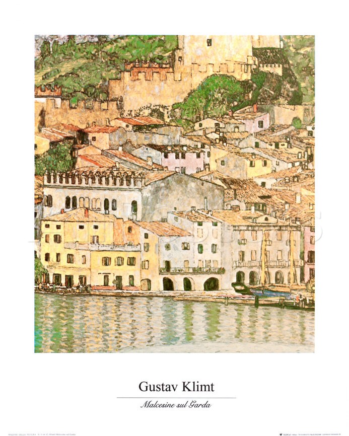 Malcesine Sul Garda - Gustav Klimt Painting